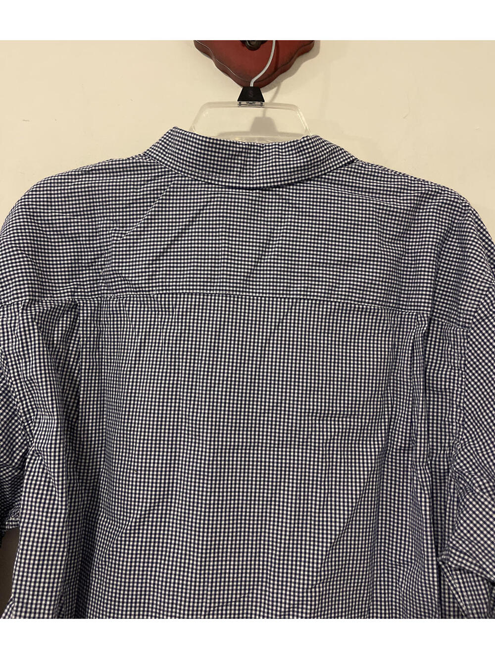 Crown Ivy Mens XL Blue Plaid Button-Down Motion Flex Classic Shirt NWT! M94r - Picture 6 of 6
